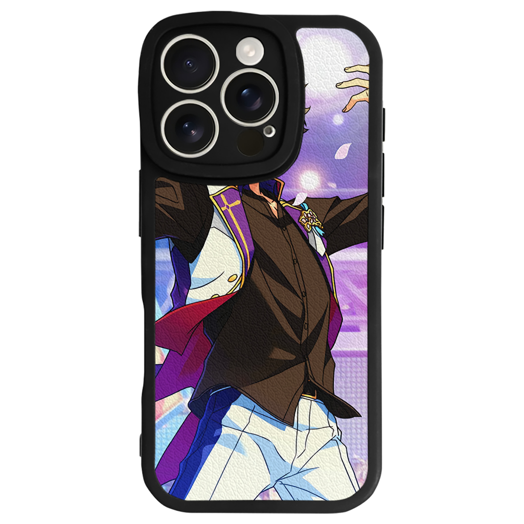 （画像用） あんさんぶるスターズ! Ensemble Stars 【iPhone 16シリーズ対応】シリコンスマホケース（レザー調） 材質：シリコン
